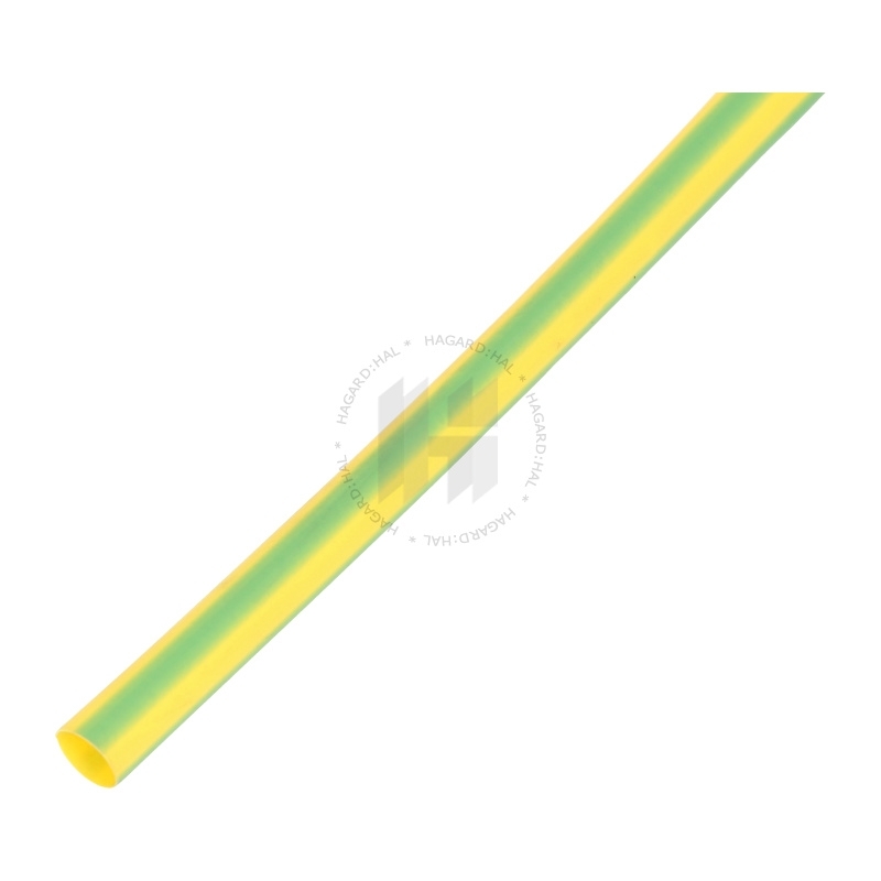 Trubica zmršťovacia 51/25,4mm zeleno/žltá