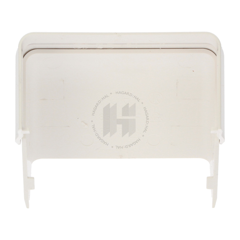 Kryt žľabu EKD 80x40 8506 HB PVC roh vonkajší biely