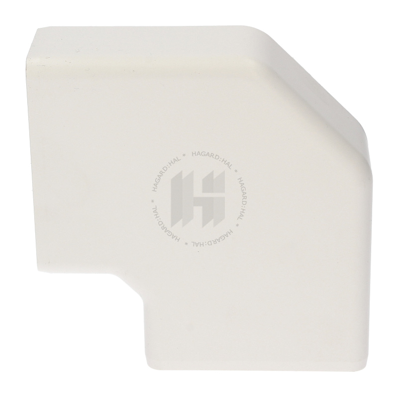 Kryt žľabu EKD 80x40 8503 HB PVC ohybový biely