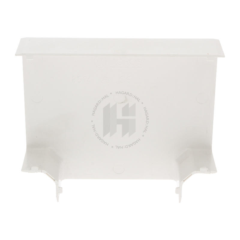 Kryt žľabu EKD 100x40 8514 HB PVC odbočný biely