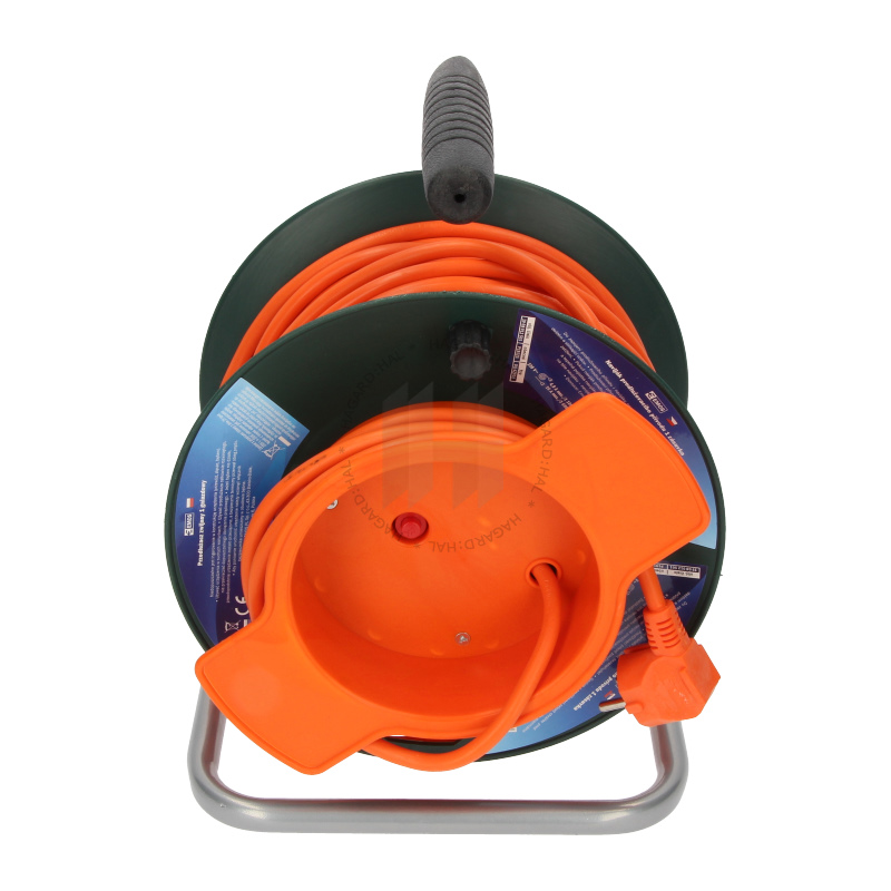 Bubon predlžovací P19125 1-zásuvkový 3x1,5mm2 PVC 25m IP20 oranžový