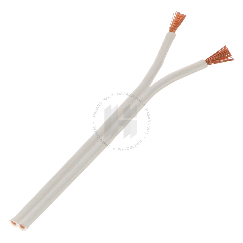 Kábel ohybný plochý CYH 2x1 pvc biely