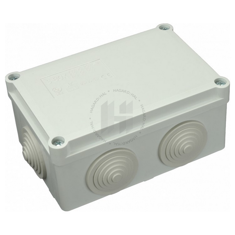 Krabica rozbočovacia S-BOX 206 SK 120x80x50mm s vývodkami