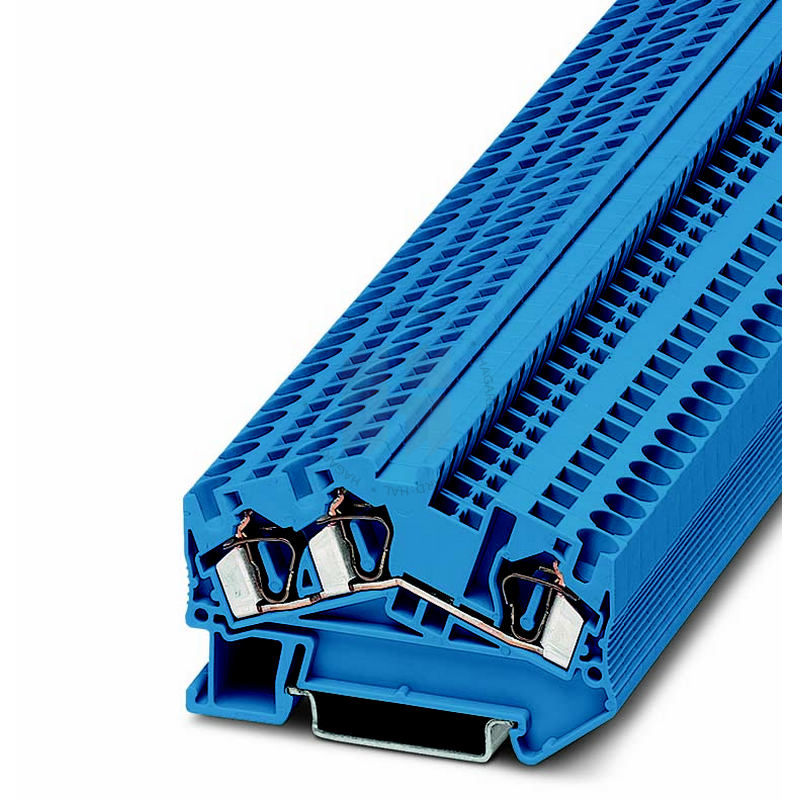 Svorka radová STS 4-TWIN BU 3036291 4mm2 pružinová modrá