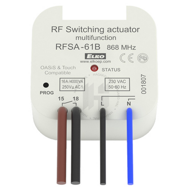 Aktor spínací RFSA-61B 16A/230VAC multifunkčný