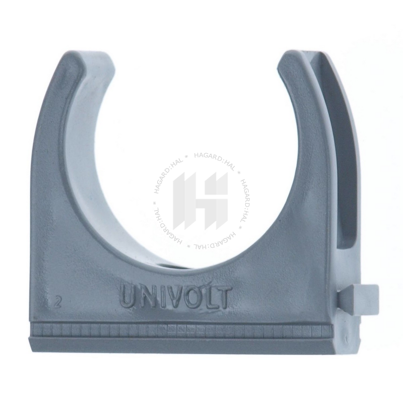 Príchytka rúrky CL 32 82218 32mm PVC sivá