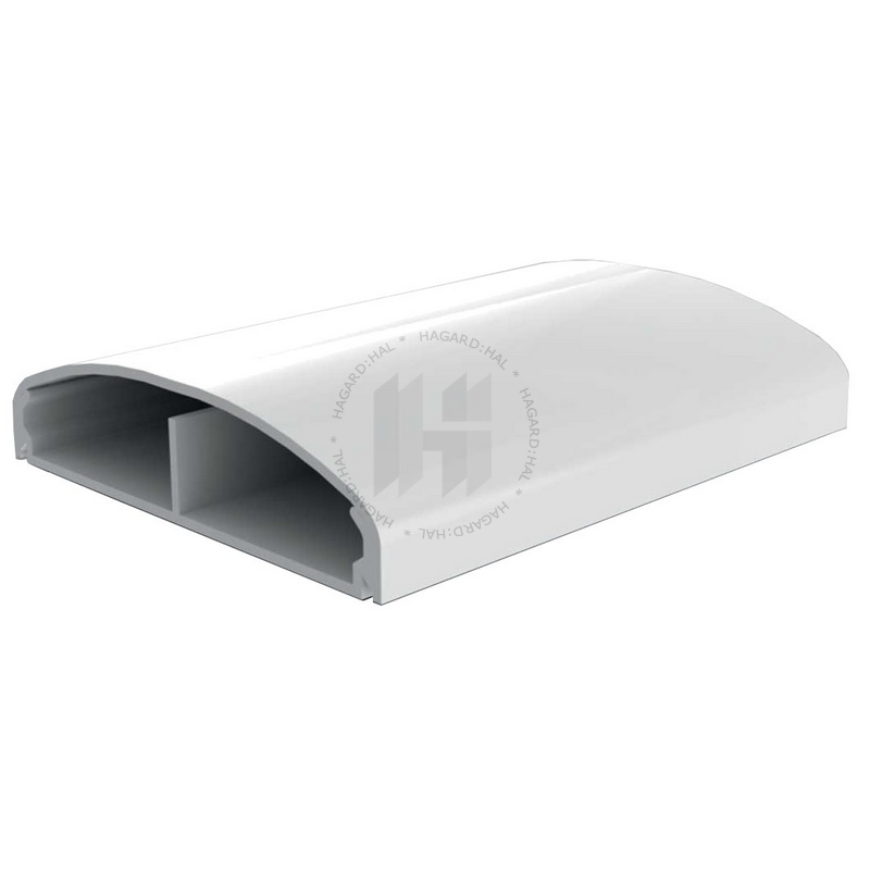 Lišta káblová LE 80 HD 80x20mm 2m oblá PVC biela
