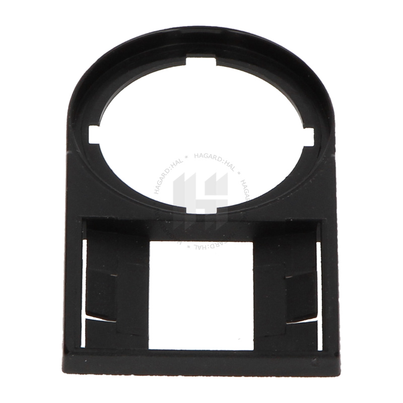 Nosič štítkov M22S-ST-X 216392 30mm prázdny oblý, čierny