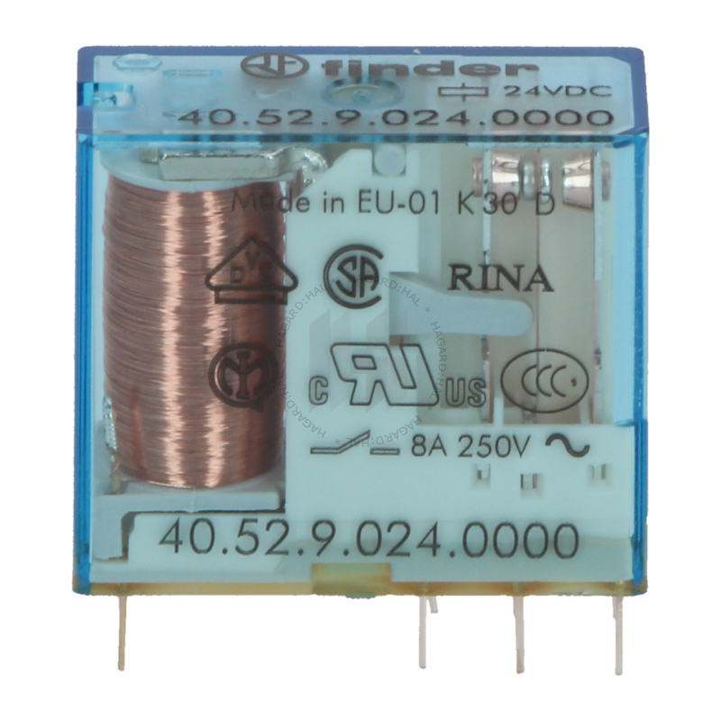 Relé päticové/PS 40.52.9.024.0000 2P 8A/24VDC
