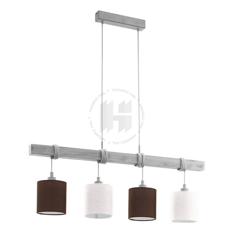 Svietidlo závesné TOWNSHEND 2 49927 4X60W E27 230V