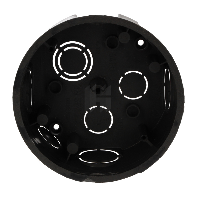 Krabica inštalačná 6400-40 112x52mm IP20 pod omietku čierna