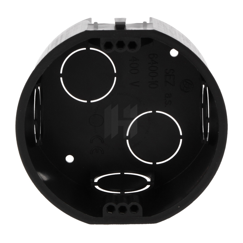 Krabica inštalačná 6400-10 71x32mm IP20 pod omietku čierna