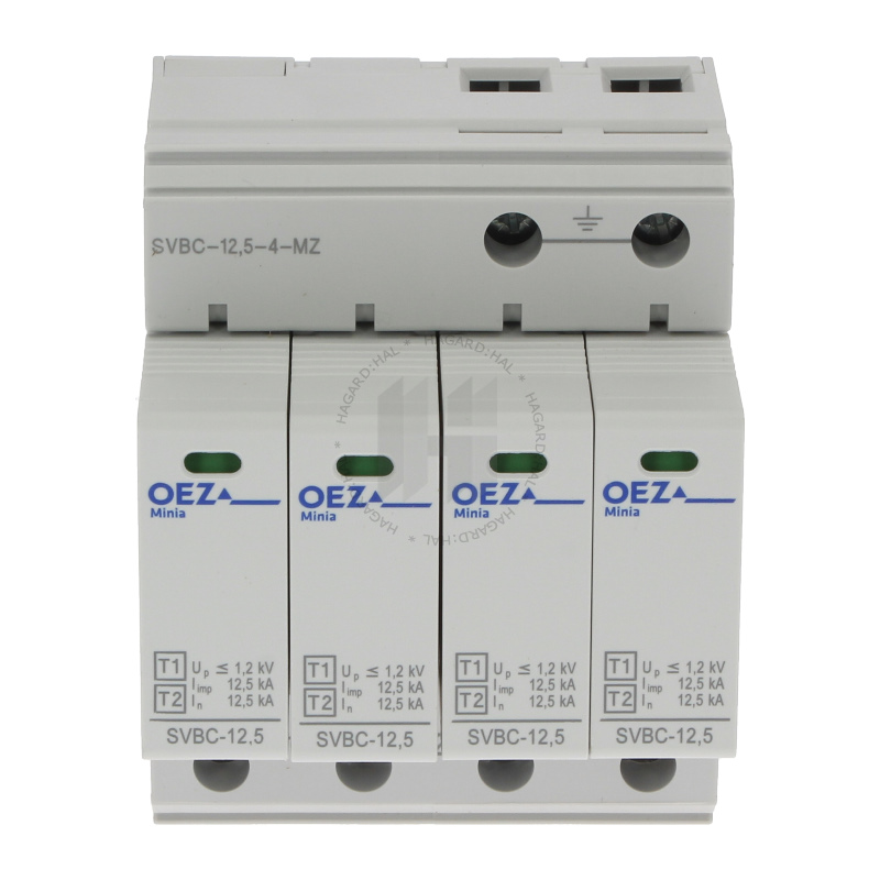 Zvodič prepätia SVBC 40623 B+C 4P 335/12,5kA vymeniteľný modul
