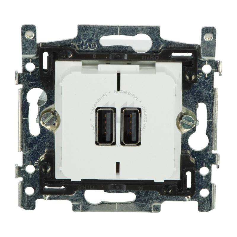 Zásuvka 420-00510 2xUSB-nabíjacia