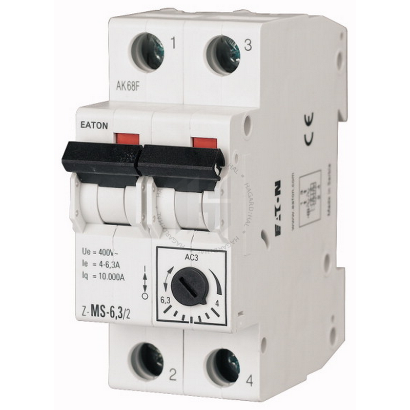 Spúšťač motora Z-MS-6,3/2 248397 4-6,3A 2P