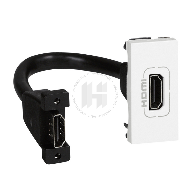 Zásuvka dátová Mosaic 78778 HDMI 2.0 1M biela