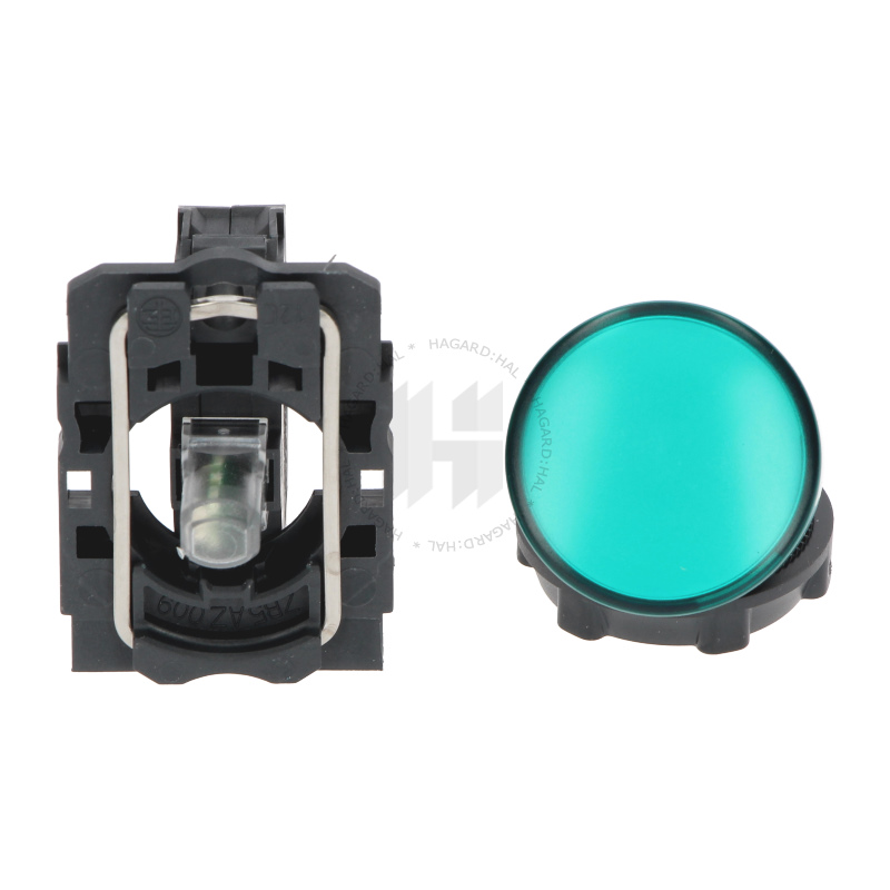 Hlavica signálna XB5AVB3 komplet 24VAC/DC LED zelená