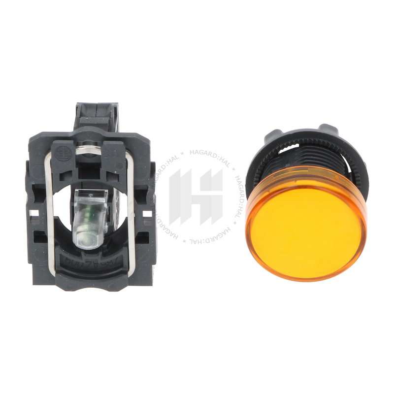 Hlavica signálna XB5AVB5 komplet 24VAC/DC LED žltá