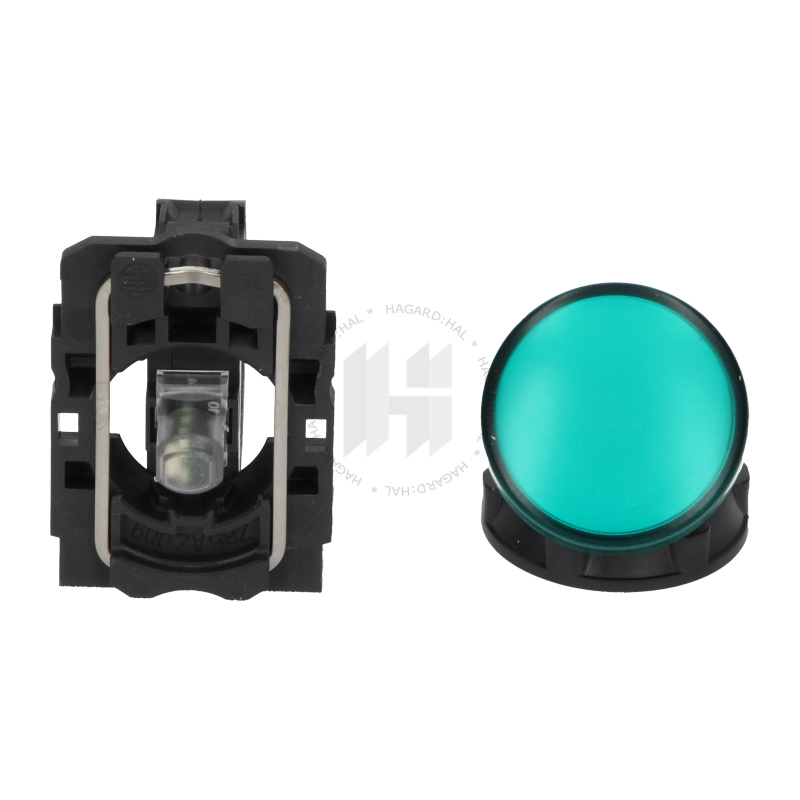 Hlavica signálna XB5AVM3 komplet 230VAC LED zelená
