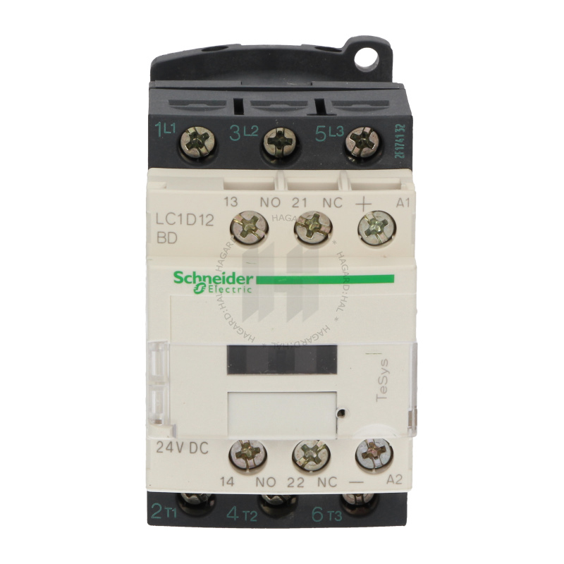 Stýkač výkonový LC1D12BD 12A/24VDC 3P 1Z+1V
