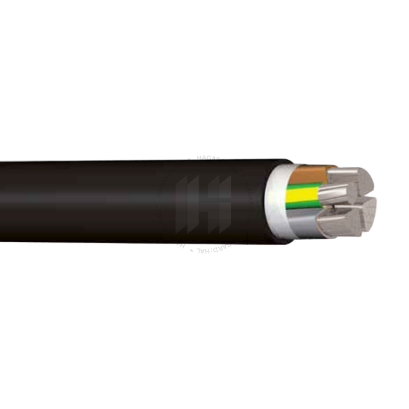 Kábel pevný 1-AYKY-J 3x240+120 pvc čierny