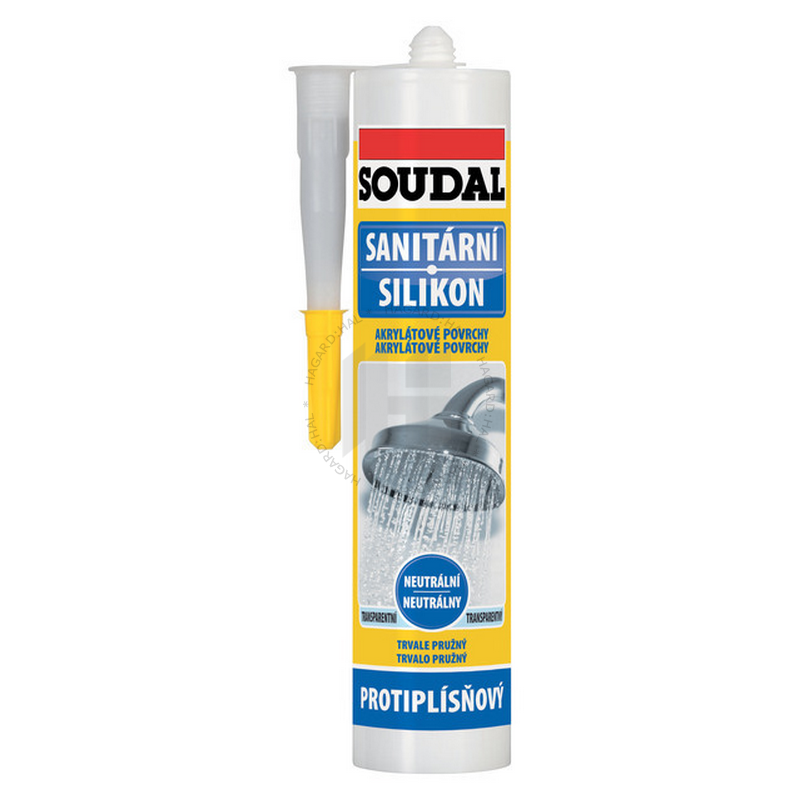 Silikón sanitárny neutrálny 1239200 300ml transparentný UV odolný