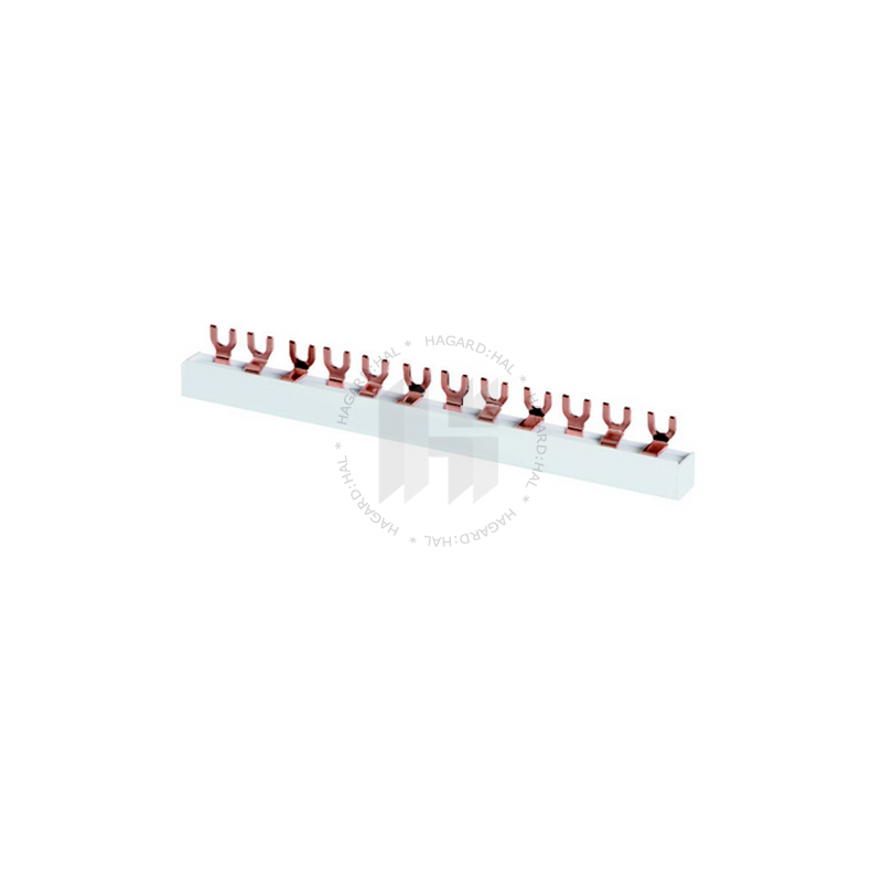 Lišta prepojovacia KBBU3x4 24211 3P/12M/220mm 63A vidlička