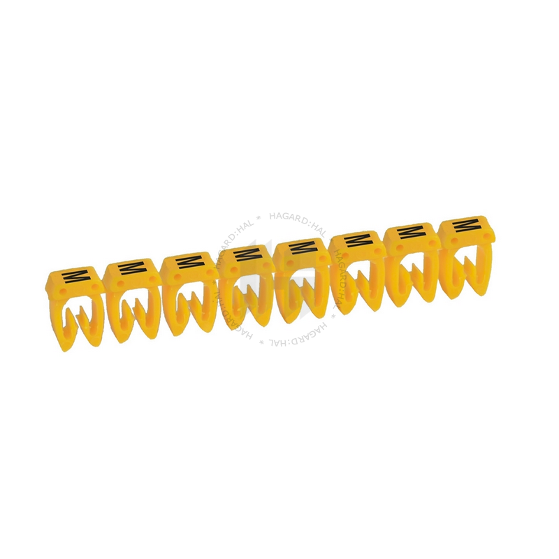 Štítok káblový CAB3 038372 4-6mm2 "M"
