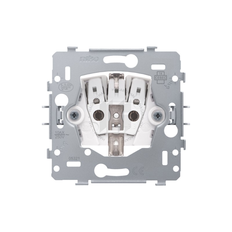 Prístroj zásuvky 170-34300 schuko 250V 16A s automatickými svorkami