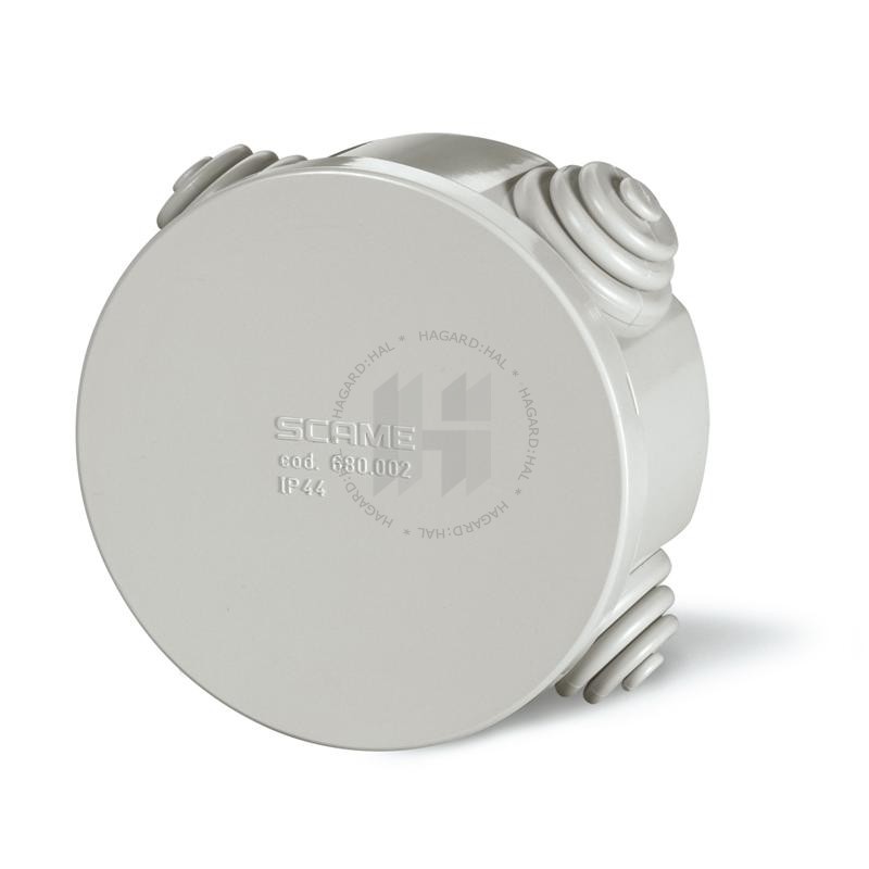 Krabica rozbočovacia 680.002 80x40mm s vývodkami