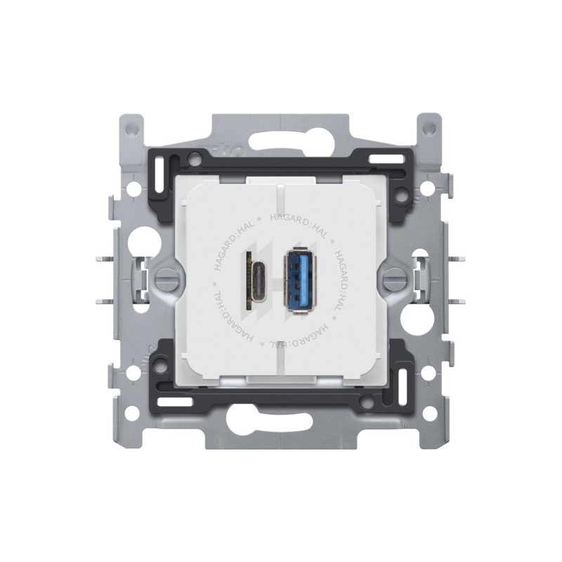 Zásuvka 420-00512 USB A+C nabíjacia
