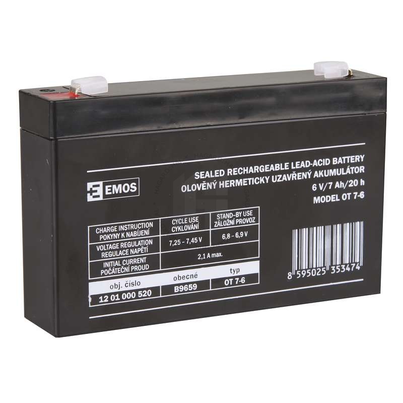 Akumulátor SLA 6V 7AH B9659