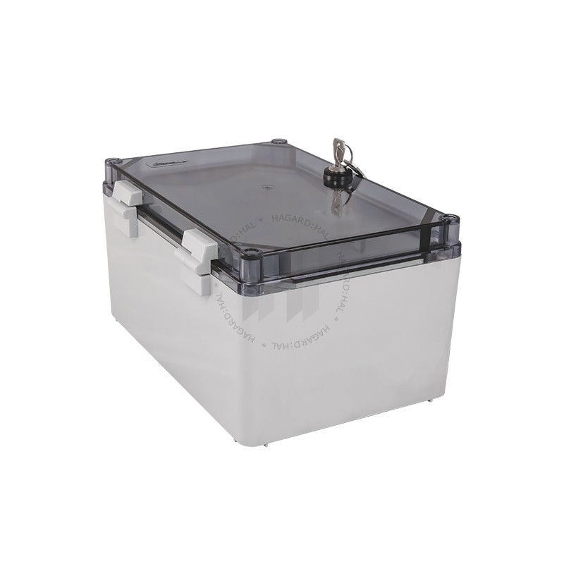 Rozvádzač plastový Uni-mini/T 300x200x160 IP65 priehľadné dvere
