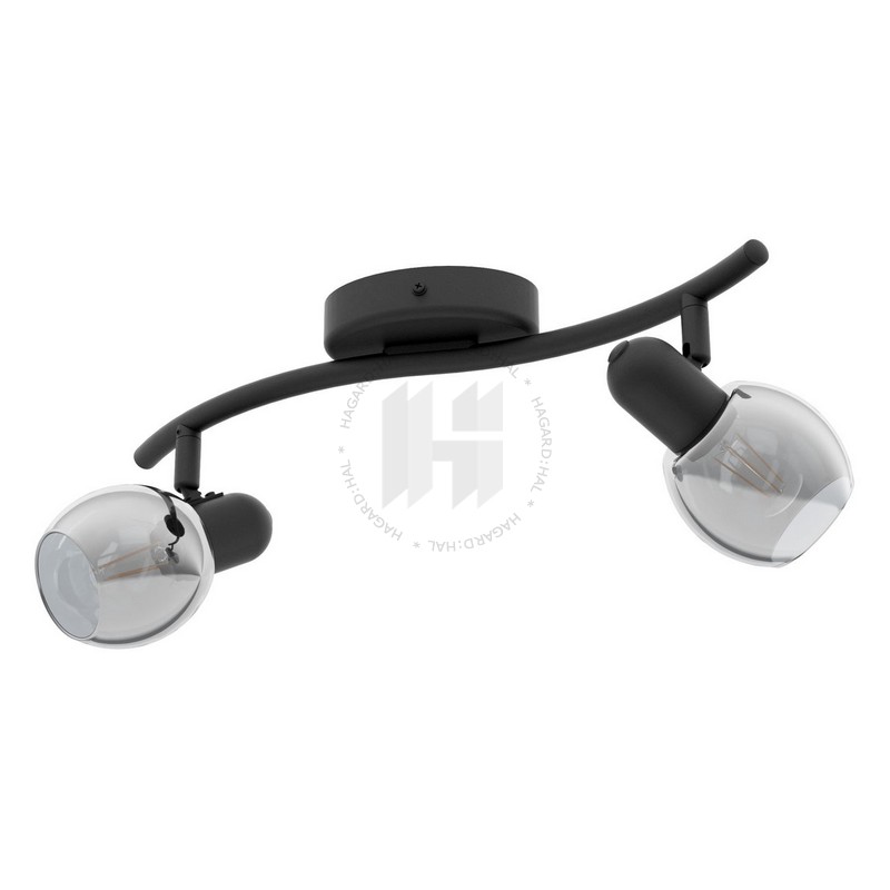 Svietidlo stropné Pollica 98625 max.2x28W E14 230V IP20 čierna