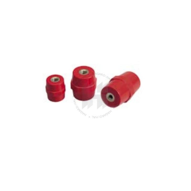 Izolátor podperný DB 34/P M8 V=34mm červený