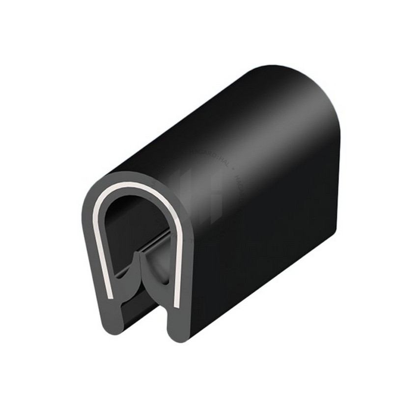 Chránič hrán MCA002BB12 1-2mm zvitok 10m pvc čierny