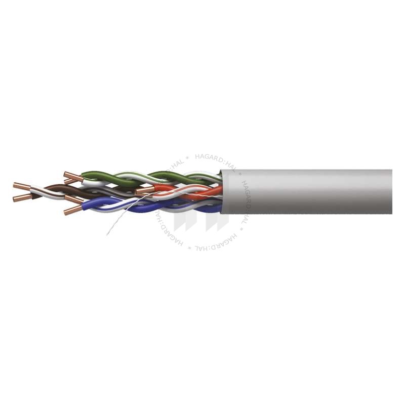 Kábel dátový cat.5e UTP S9121 pvc sivý