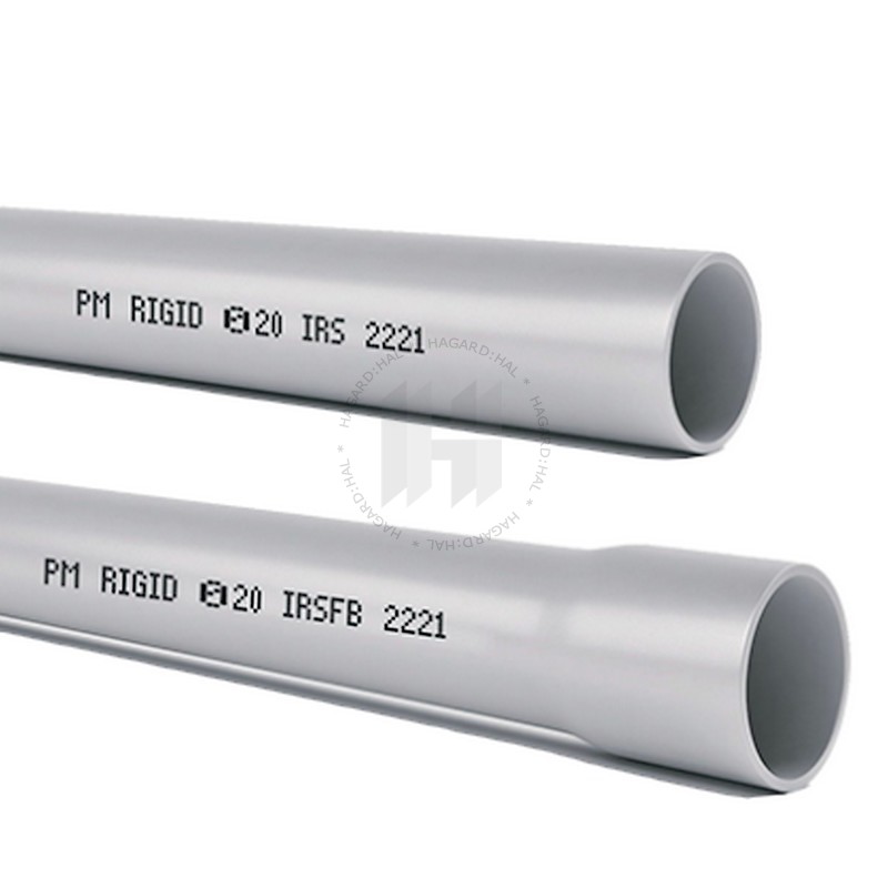 Rúrka pevná IRS 20FB 20mm 17,1mm 320N 3m PVC svetlosivá s hrdlom