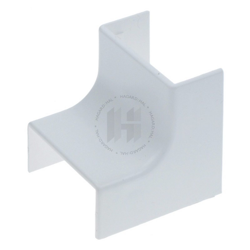 Kryt žľabu LH 40x20 8635 HB PVC roh vnútorný biely