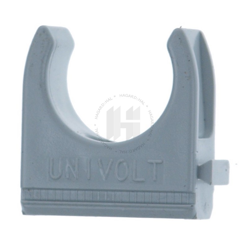 Príchytka rúrky CL 16 82211 16mm PVC svetlosivá