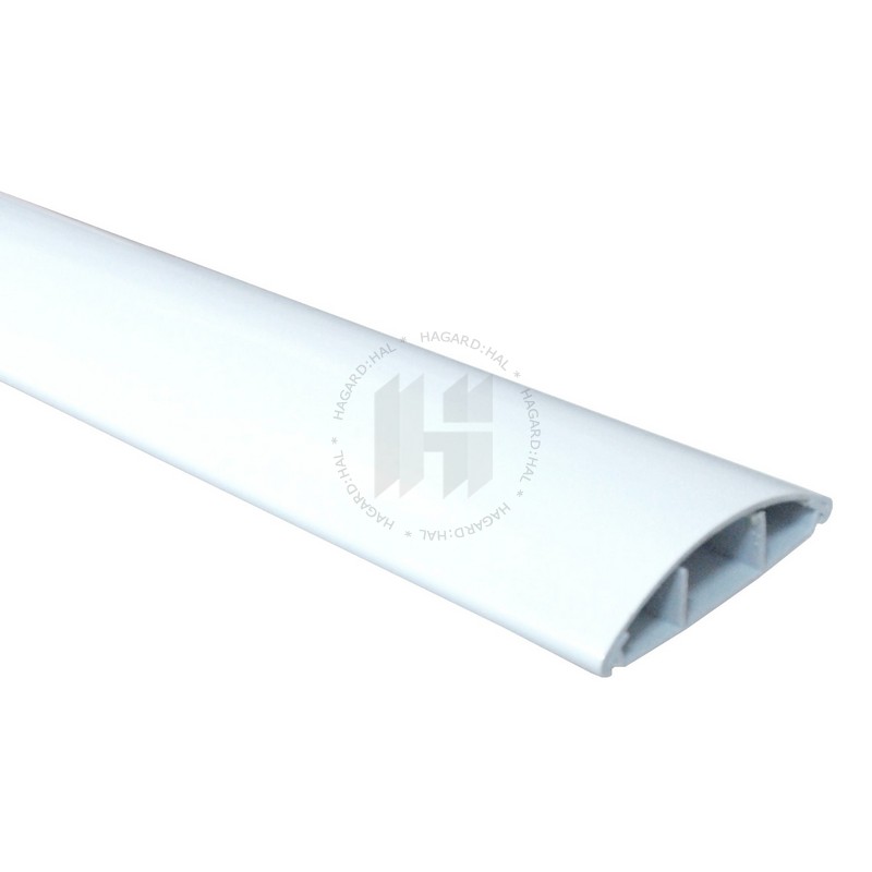Lišta káblová LO 75 HD 74x20mm 2m 2 m/ oblá PVC biela