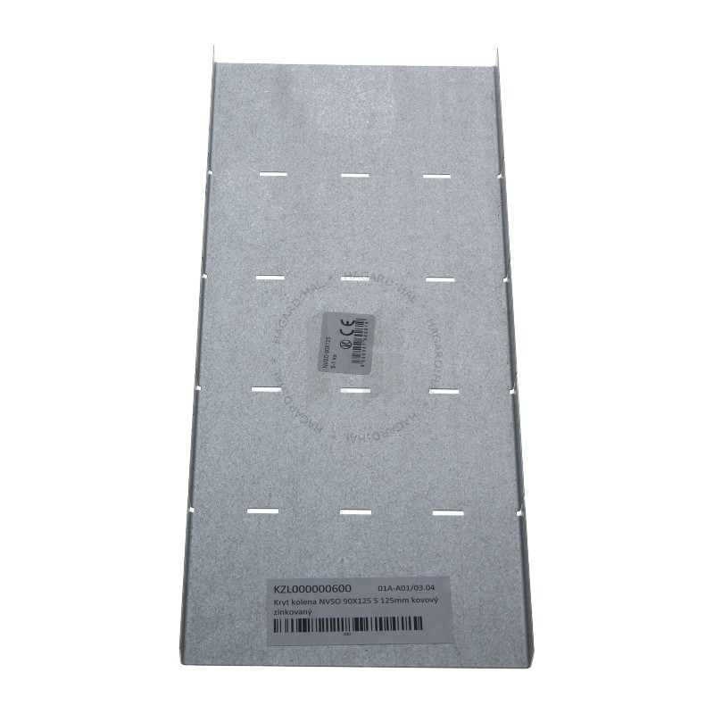 Kryt kolena NVSO 90X125 S 125mm vnutorný kovový zinkovaný