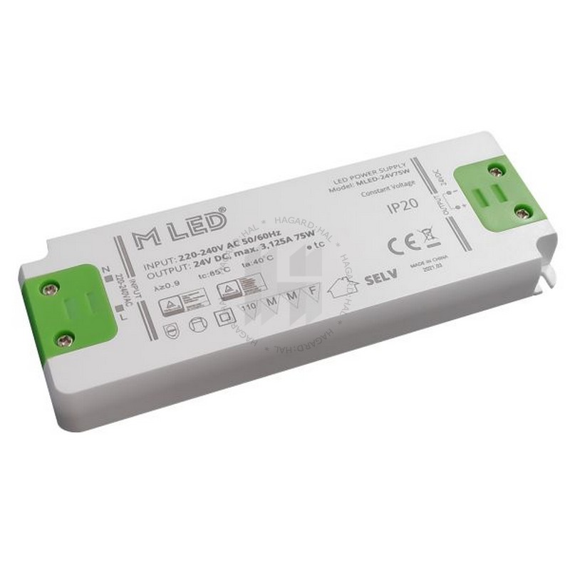 Zdroj napájací nábytkový MLED 75W 24V 3,125A IP20