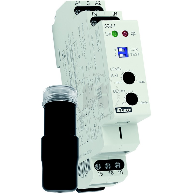 Spínač súmrakový SOU 1 UNI 8046 16A/12-240VAC/DC 1M 1prep + senzor IP56