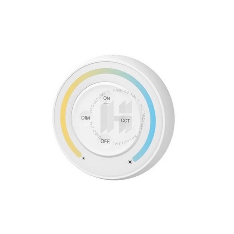 Ovládač LED nástenný S1-W pre jednofarebný a CCT pásy 1 okruh 2,4GHz