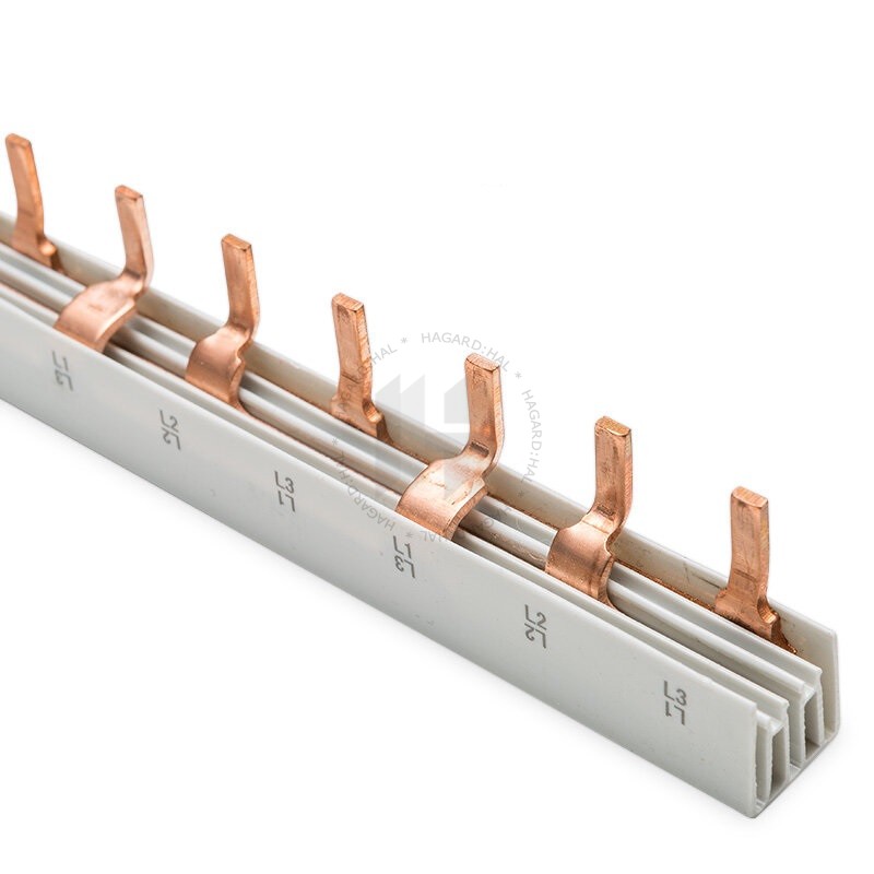 Lišta prepojovacia S-3L-210/10 (I3x4-10/210) 1315321 3P/10mm2/210mm 63A kolíková