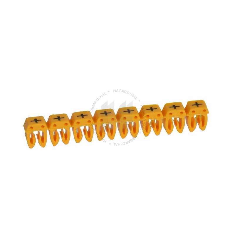 Štítok káblový CAB3 38292 4-6mm2 ""+""