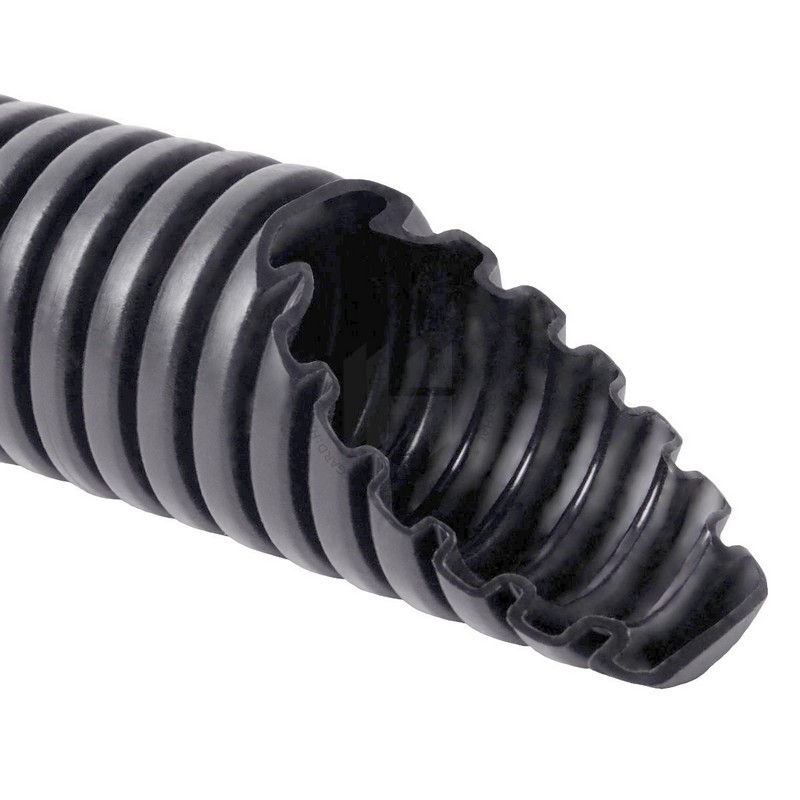 Rúrka ohybná 2325/LPE-1 F1.U 25mm 18,3mm 320N PE UV odolná čierna