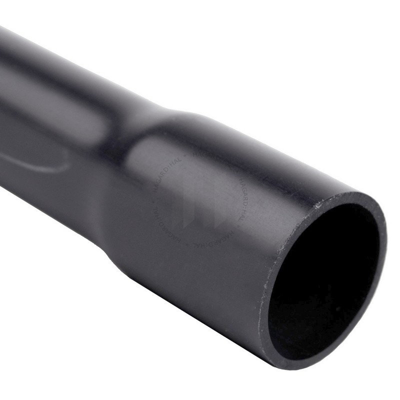 Rúrka pevná 1532HF FA 32mm 28,6mm 3m UV-odolná PVC čierna s hrdlom