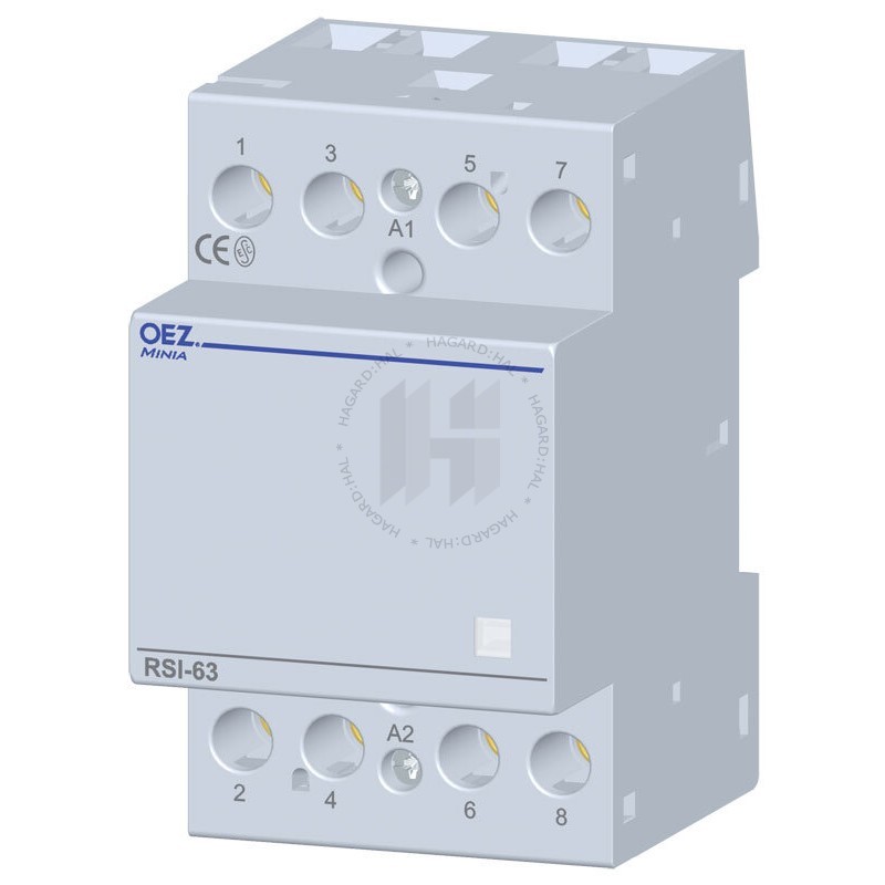 Stýkač inštalačný RSI-63-40-A230 36633 63A/230VAC 3M 4Z